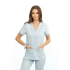 Bluzka medyczna SCRUBS MEDI TEDDY  - COSTA BABY BLUE
